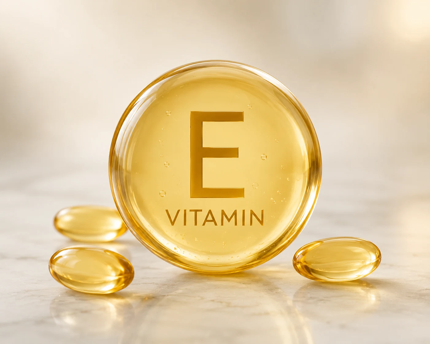 Vitamin E skin care visual
